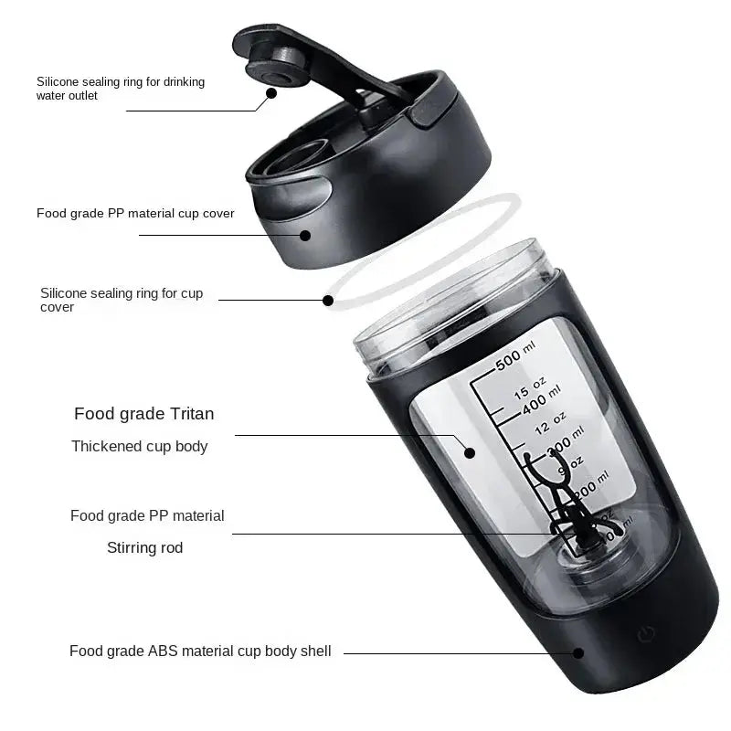Electric Protein Shaker Bottle VitaGo