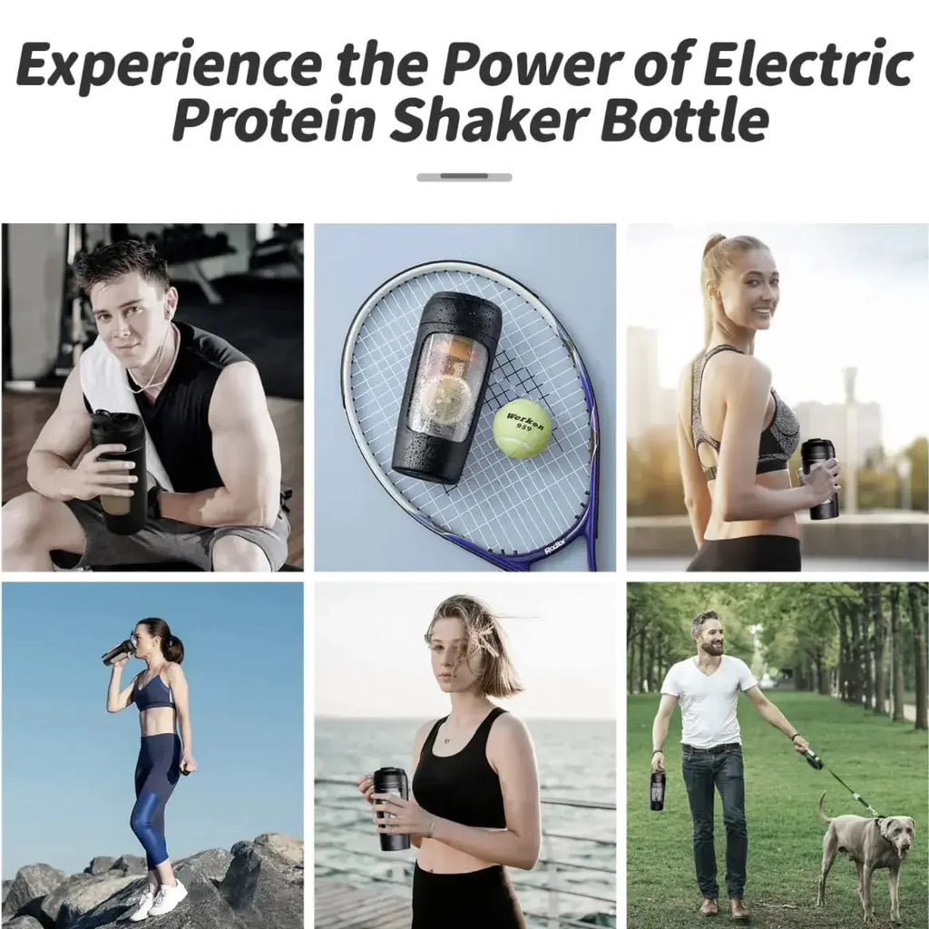Electric Protein Shaker Bottle VitaGo